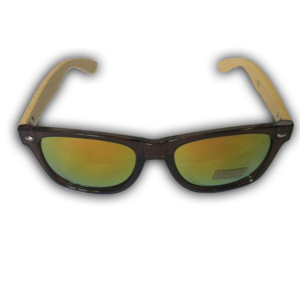 Dřevěné sluneční brýle - duhové