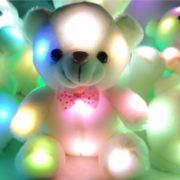 Svítící medvídek - bílý