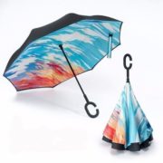 Obrácený deštník - žíhaný