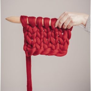 Příze pro ruční pletení - červená