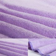 Ručníkové šaty - fialové