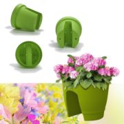Květináč na zábradlí - zelený