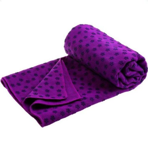 Protiskluzový ručník - fialový