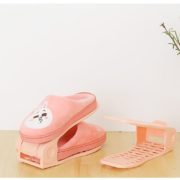 Plastový organizér na boty - růžový