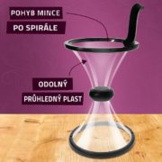 Pokladnička - přesýpací hodiny