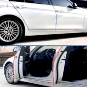 Ochranné lišty na auto 5 m - transparentní