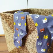 Ponožky s kočičkami - šedé