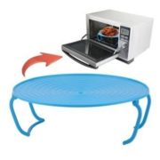 Stojan do mikrovlnné trouby - modrý