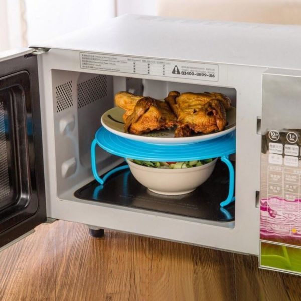 Stojan do mikrovlnné trouby - modrý