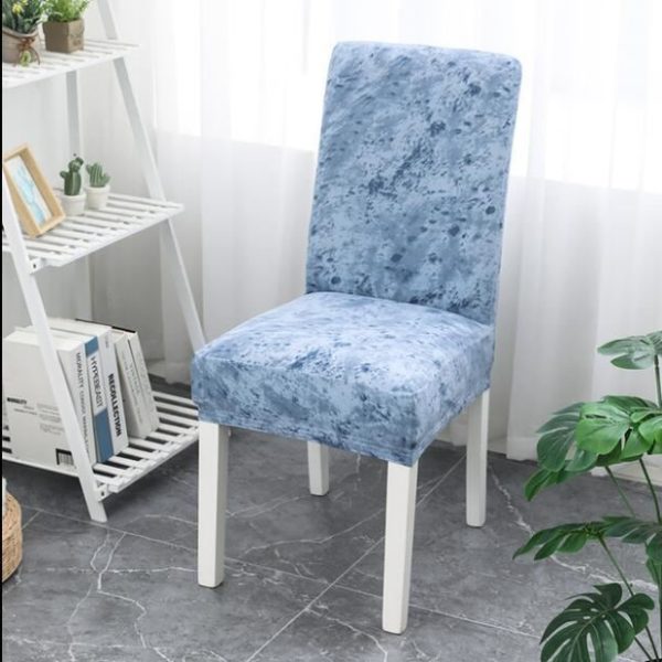 Elastický potah na židli - modrý