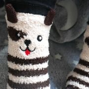 Teplé ponožky - pejsek