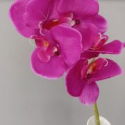 Umělé květiny orchidej - tmavě růžová