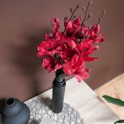 Umělé květiny do vázy - červené
