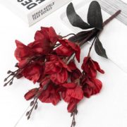 Umělé květiny do vázy - červené