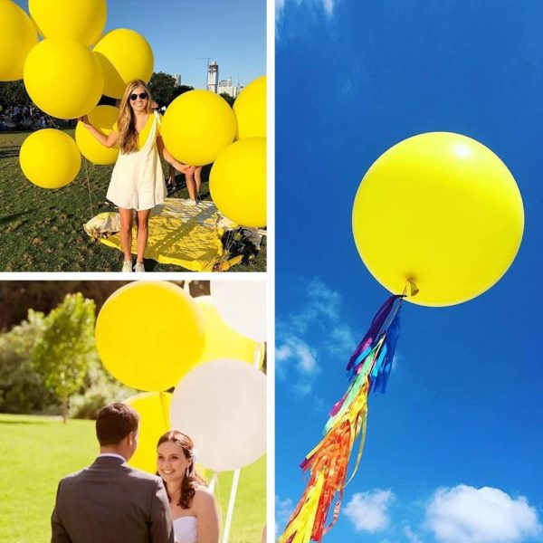 Mega balónek - žlutý