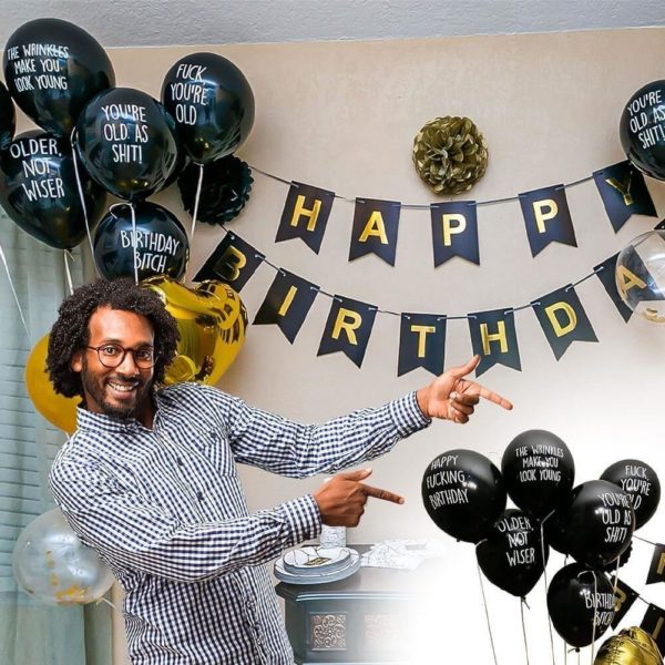 Drzé narozeninové balónky 10 ks Drzé narozeninové balónky 10 ks