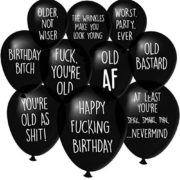 Drzé narozeninové balónky 10 ks Drzé narozeninové balónky 10 ks